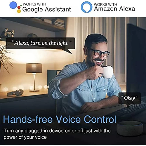  فيش ذكي ثلاثي ابيض متنقل تحكم عن بعد WiFi سهل الاستخدام يعمل باللمس تحكم بالجوال متوافق مع اليكسا وجوجل هوم توفل 