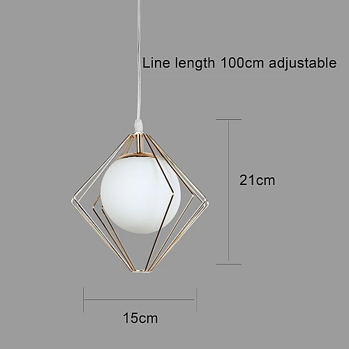 نجف مودرن ذهبي E27*1L مفرد 