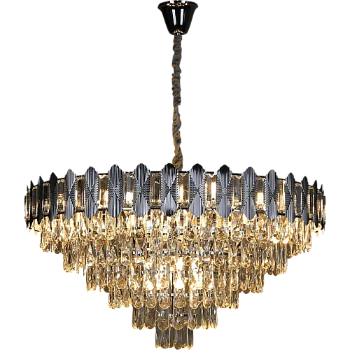  نجف مودرن فضي قطر 80 سم E14*15L 
