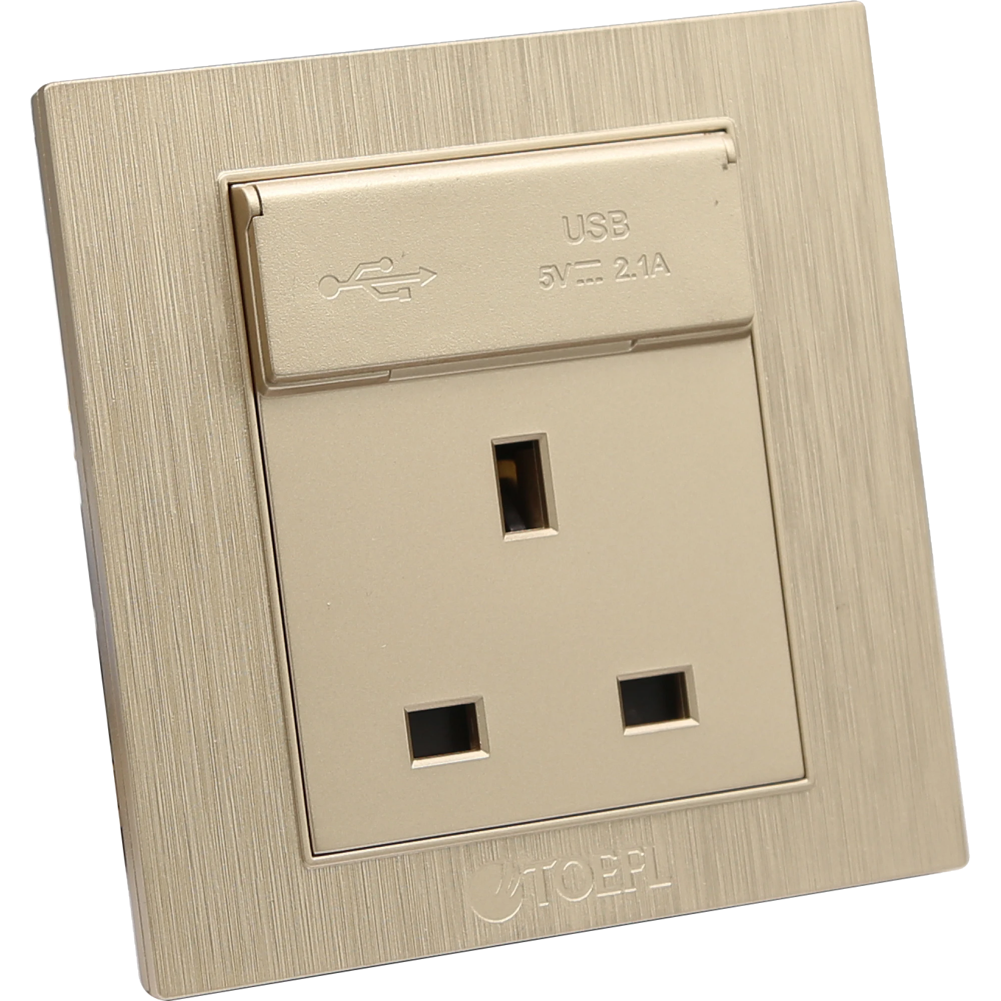  فيش ثلاثي + USB توفل ملكي 