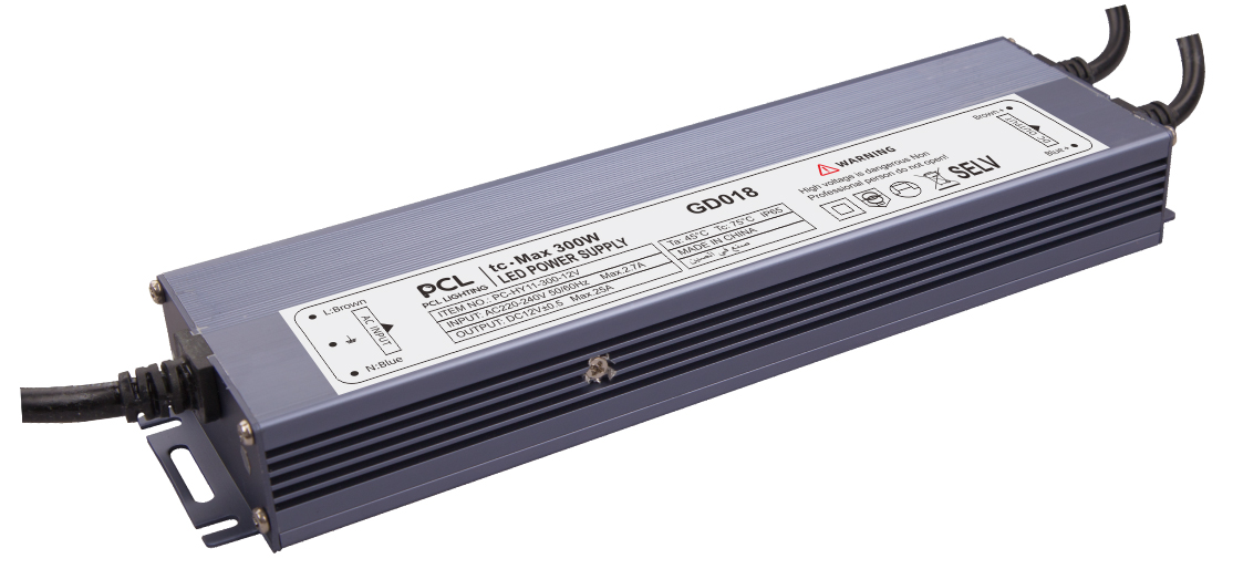  محول ترانس خارجي IP65 - 400W-100W بجهد 12-24 فولت 