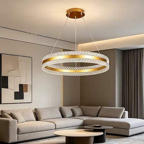  علاقي مودرن 600 ملم ذهبي لون الانارة 3 اضاءات W85 