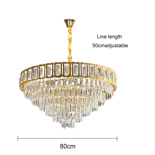  علاقي مودرن ذهبي E14*15 قطر 80 سم 