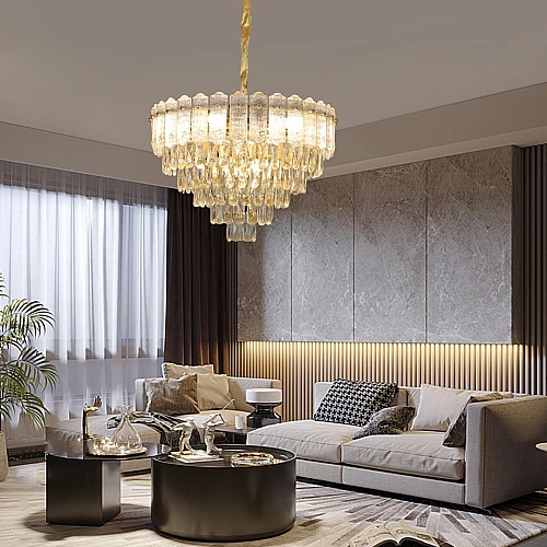  نجف مودرن ذهبي قطر 60 سم E14*9L 