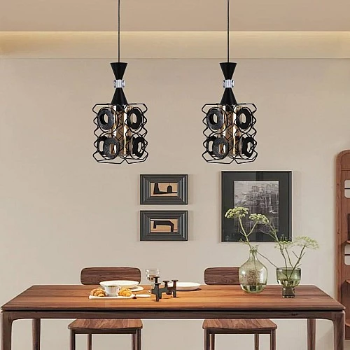  علاقي مودرن اسود E27*1 