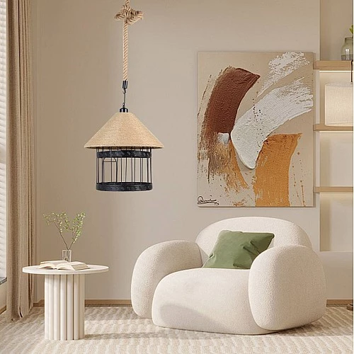  علاقي مودرن اسود E27*1L 