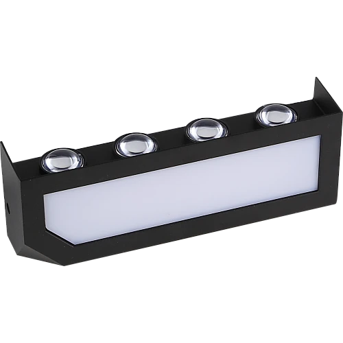  جداري بوابة خارجي عين 4انارة امامية اسود + اصفر LED 