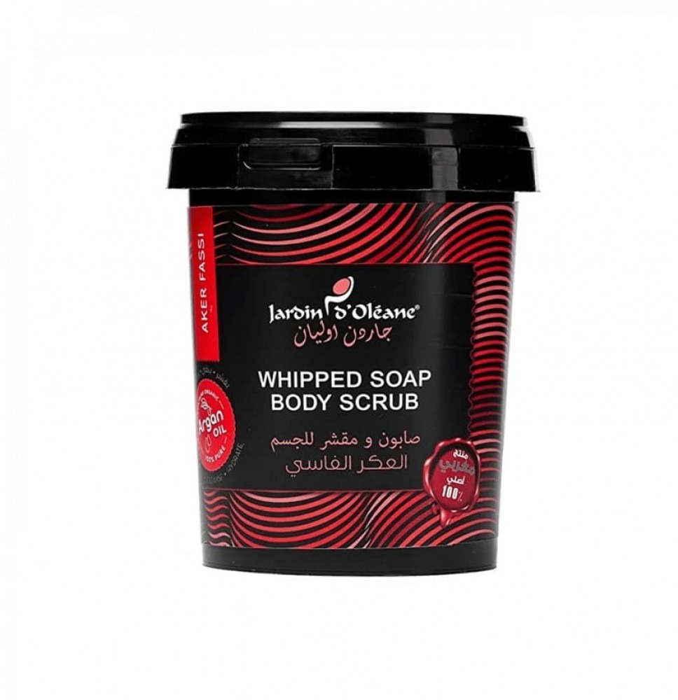 Garden d'Oléan Moroccan Soap & Body Scrub with Aker Fassi – 500g