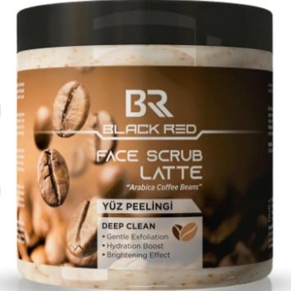 Black Red Latte & Caffeine Facial Scrub – 500 ml
