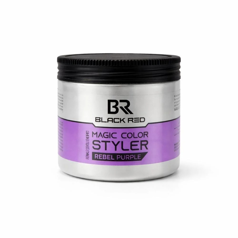 Black Red Magic Hair Color Fixing Cream – Temporary Purple Shade, 100 ml