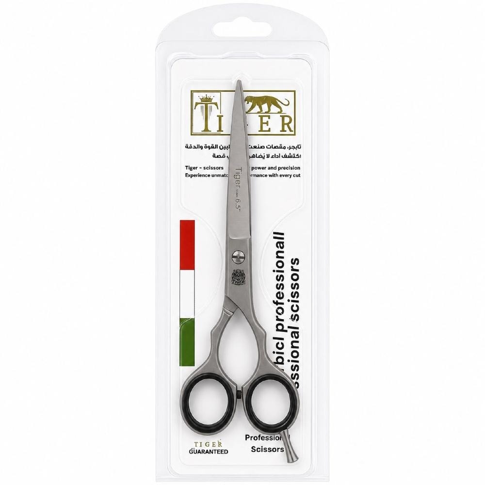 Tiger Laser Professional Stainless Steel Scissors with Finger Rest – 6.50 mm.
