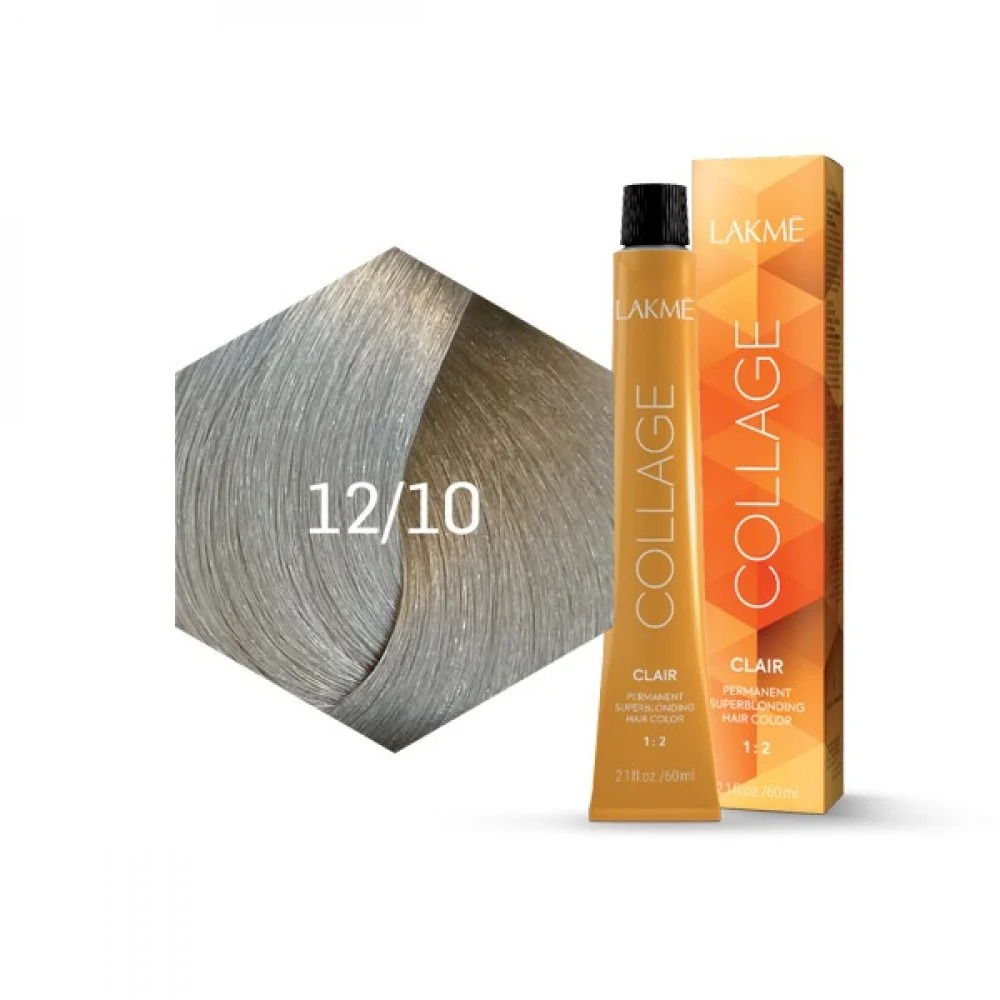 Lakme Collage Hair Color - Ultra Ash Blonde 12/10