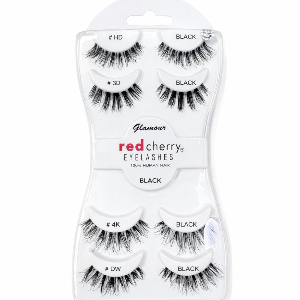Red Cherry 4-in-1 False Eyelash Set – Glamour