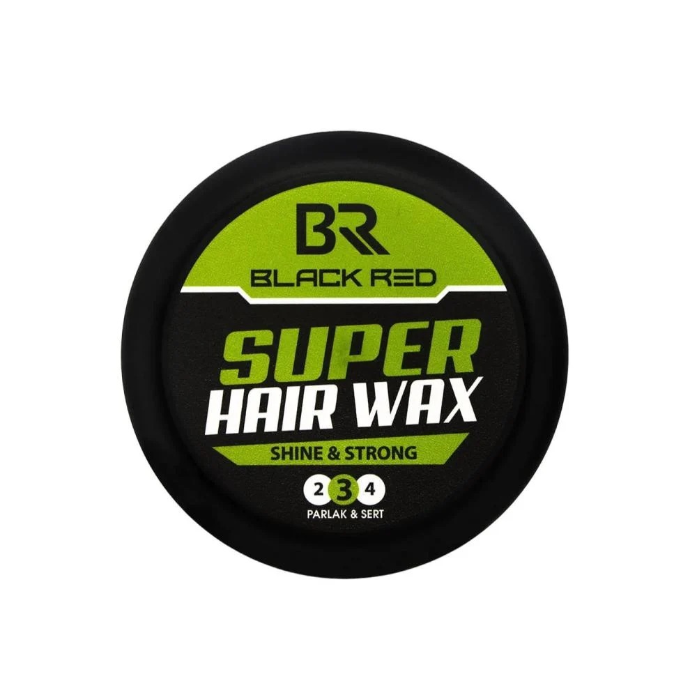 Black Red Super Hair Wax – Shine Green – 150 ml