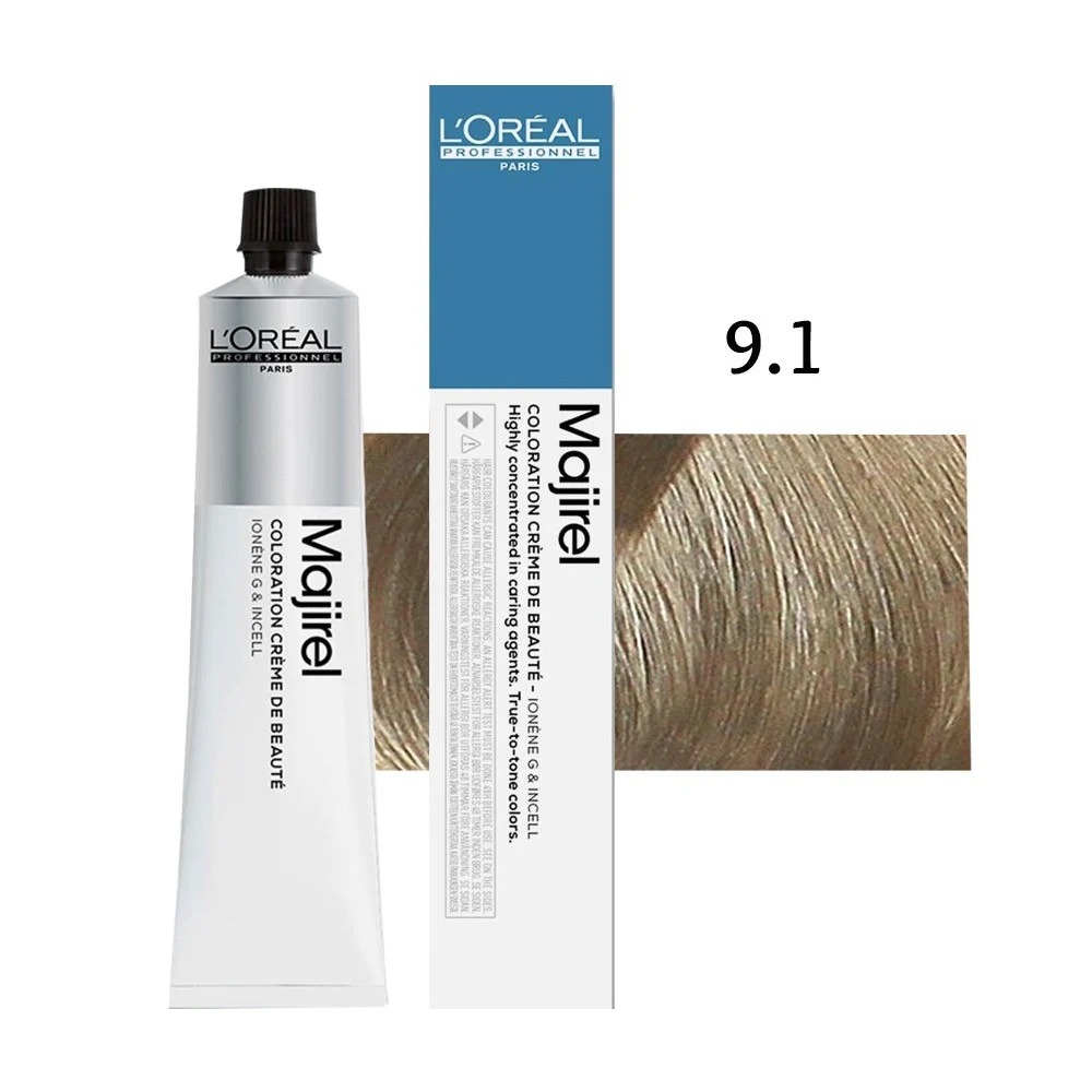 L'Oreal Professionnel Majirel 9/1 Very Light Ash Blonde 50ml