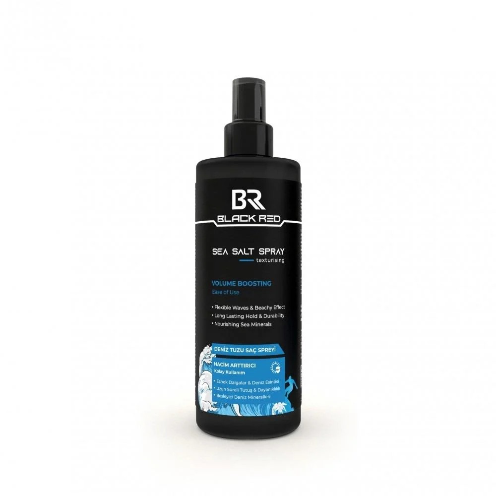 Black Red Sea Salt Hair Volumizing and Thickening Spray – 200 ml