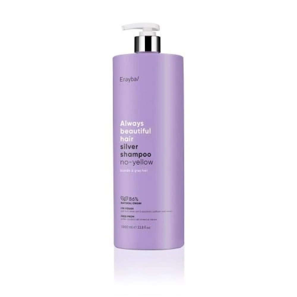 Erayba Silver Shampoo for Colored Hair–Anti-Yellowing Formula-1000ml