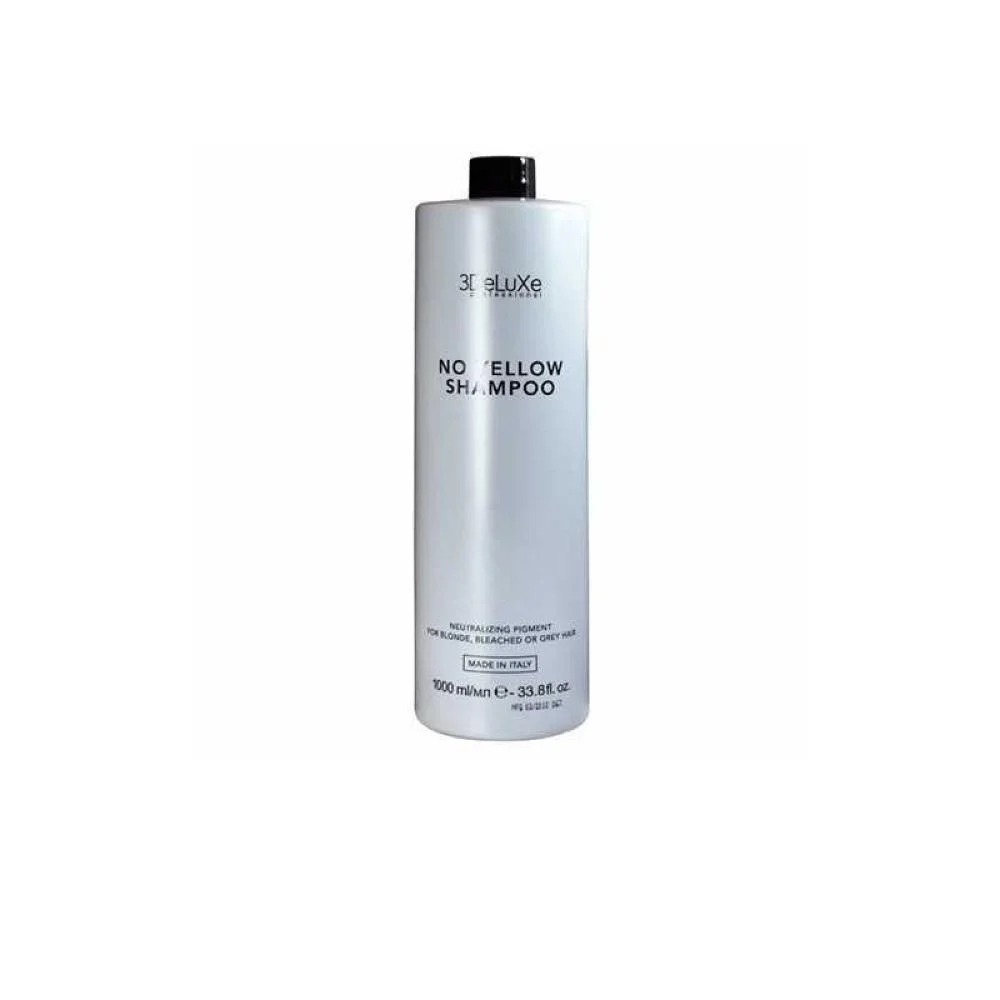 3Deluxe Silver Shampoo for Colored Hair – 1000 ml – Neutralizes Yellow Tones