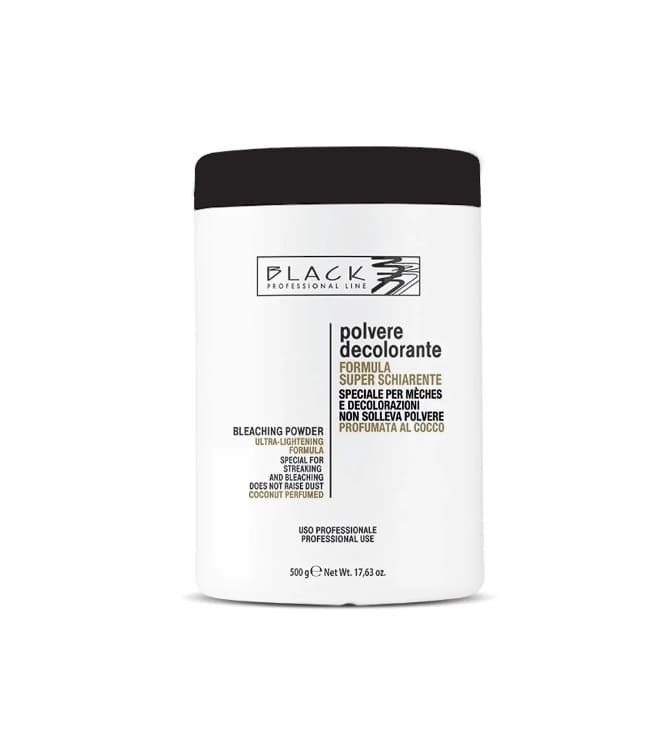 Black Powder Hair Lightening Italian - White 500g