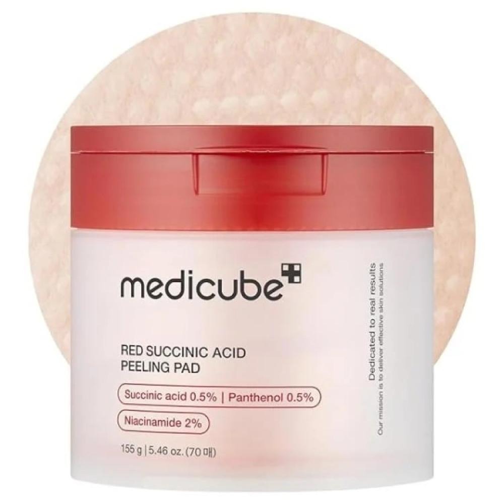 **Medicube – Red Succinic Acid Peeling Pads – 70 Pads**