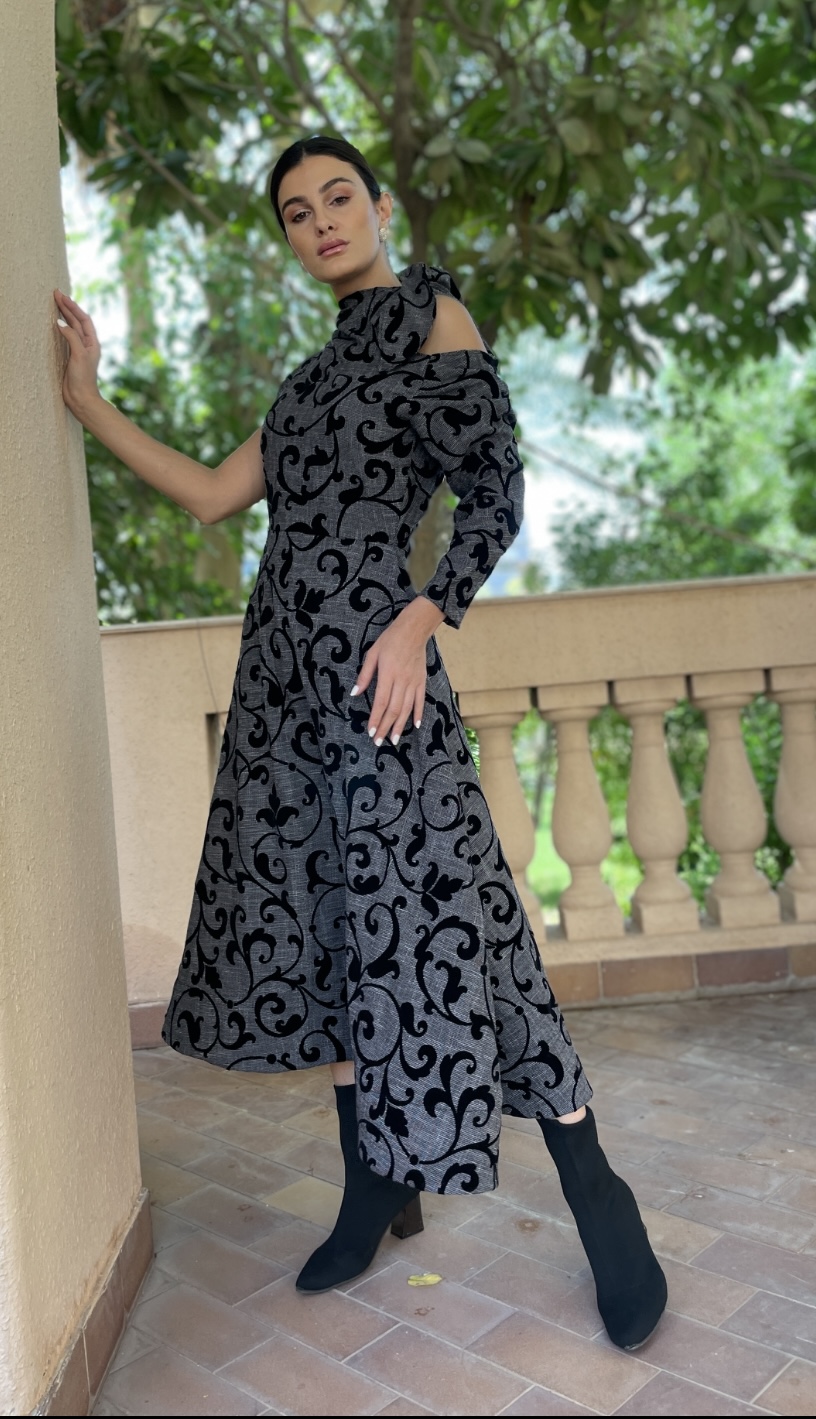 فساتين سهرة رمادي