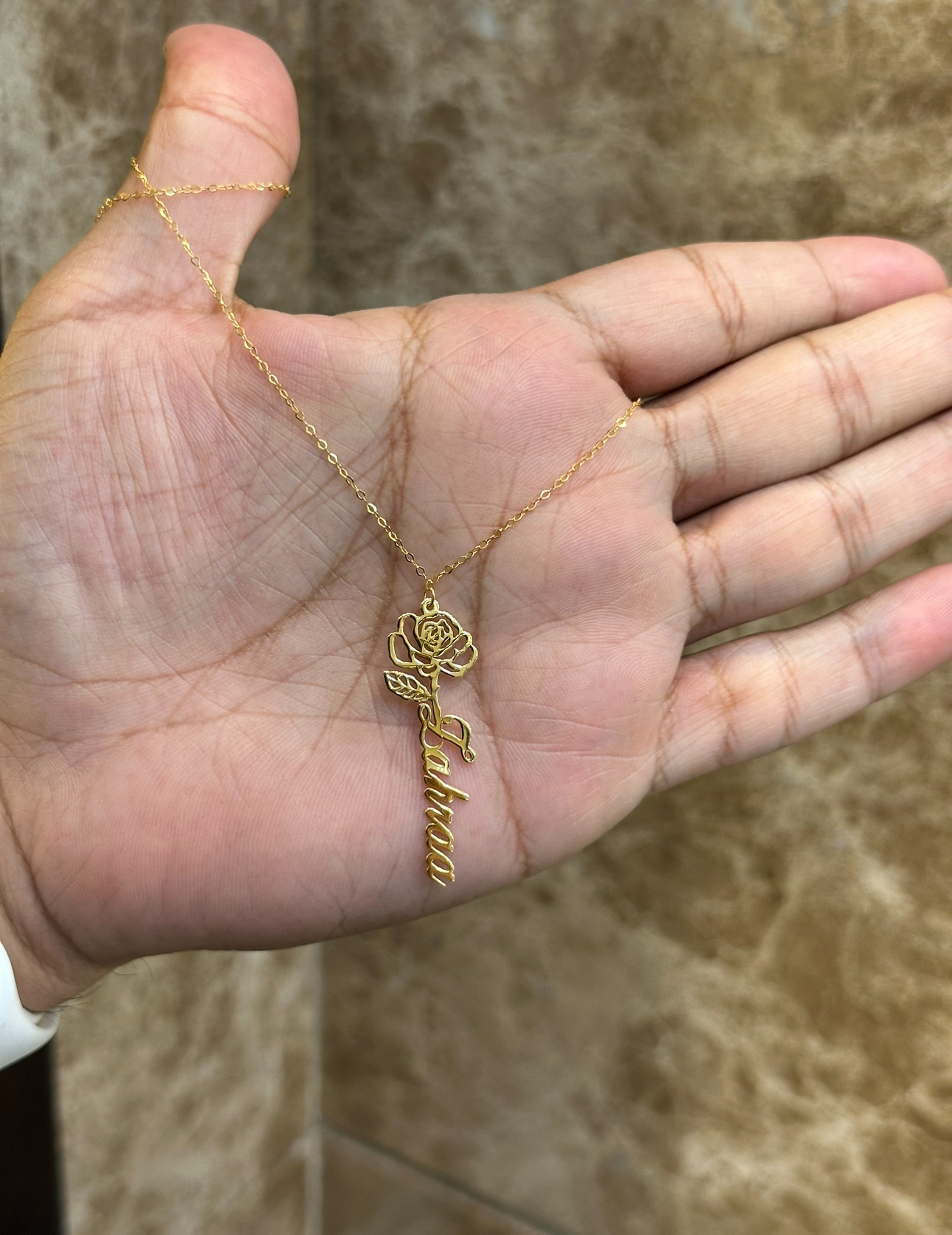  تفصيل سلسلة اسم حسب الطلب – ذهب عيار 21 