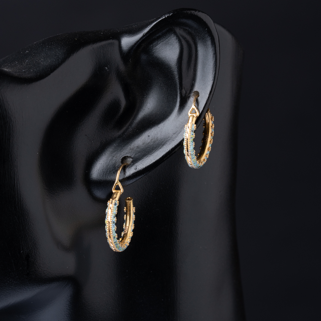  21K Gold Earrings 