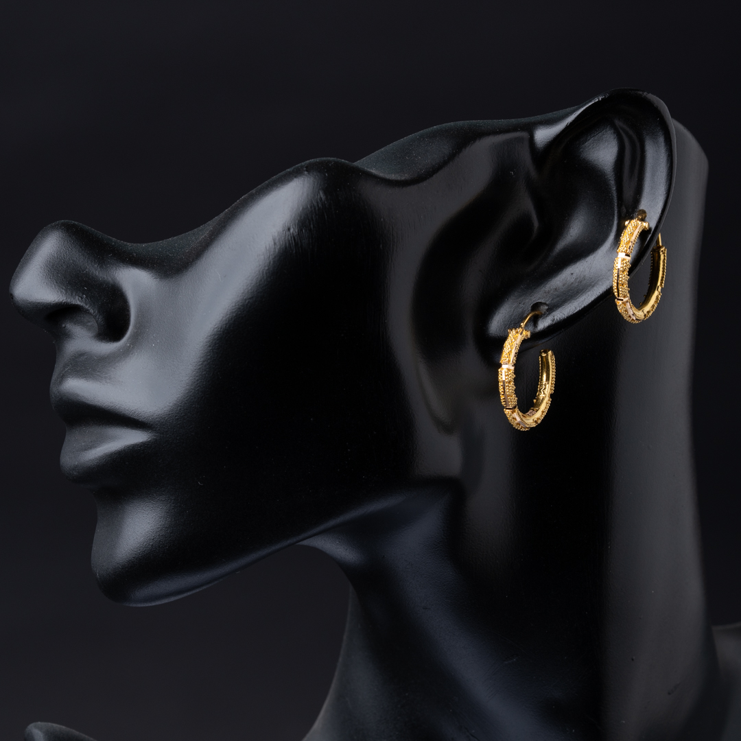  21K Gold Earrings 