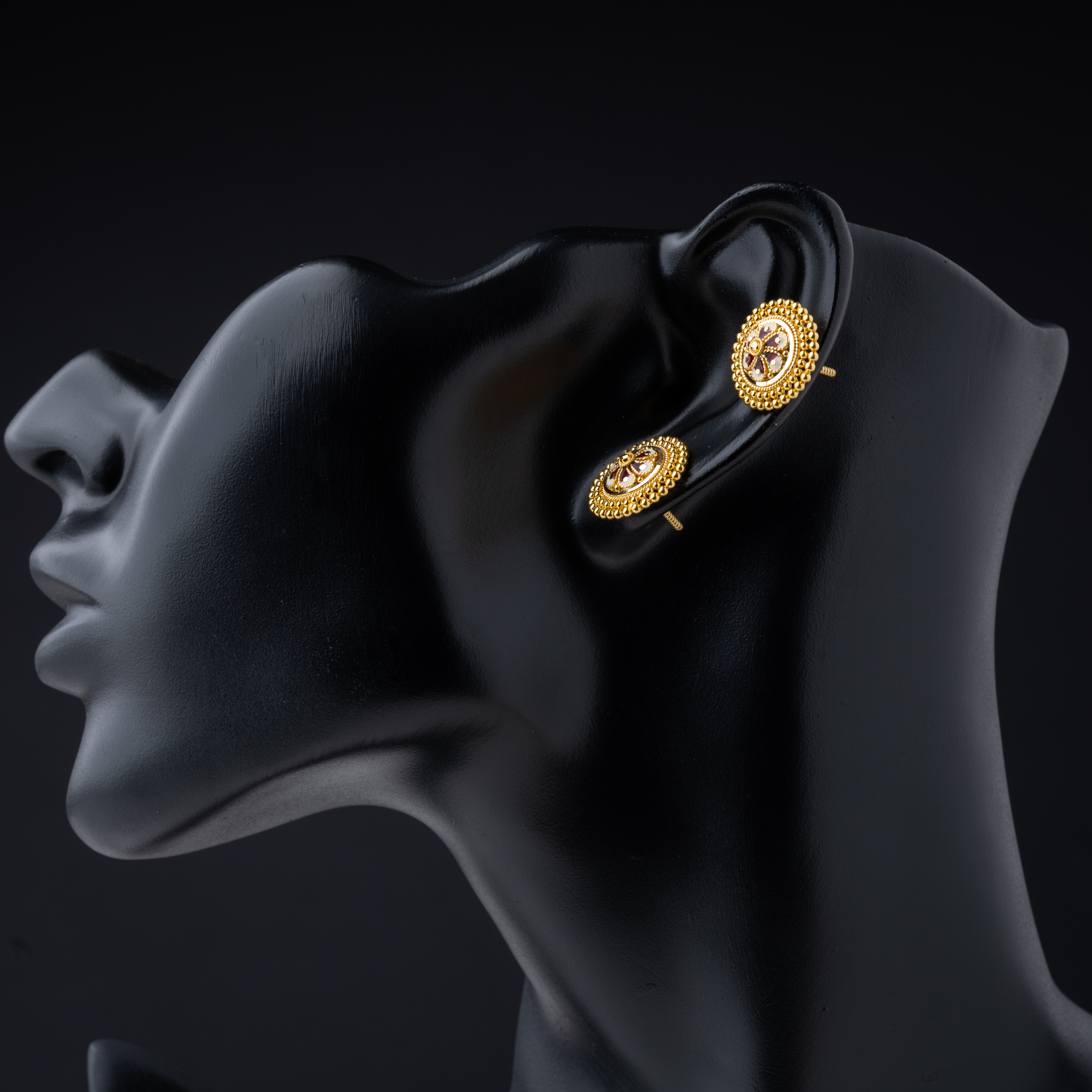  21K Gold Earrings 