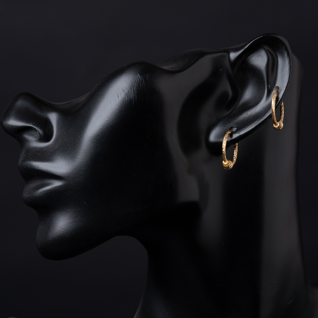  21K Gold Earrings 
