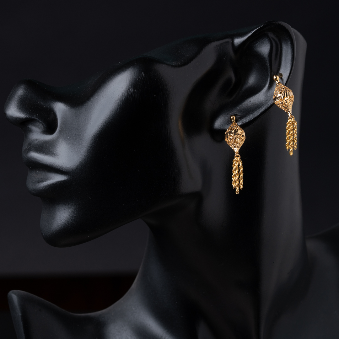  حلق ذهب عيار 21 