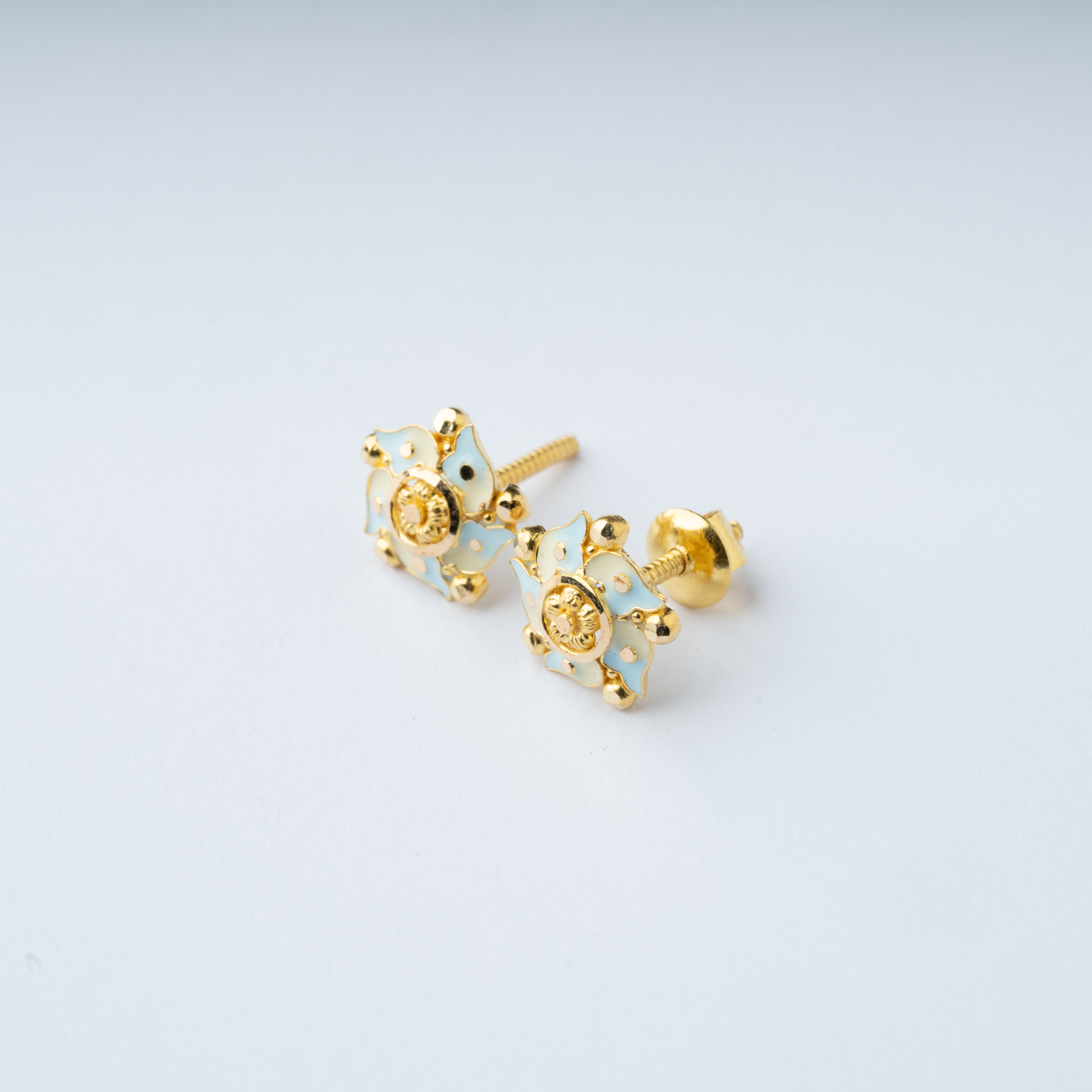  21K Gold Earrings 