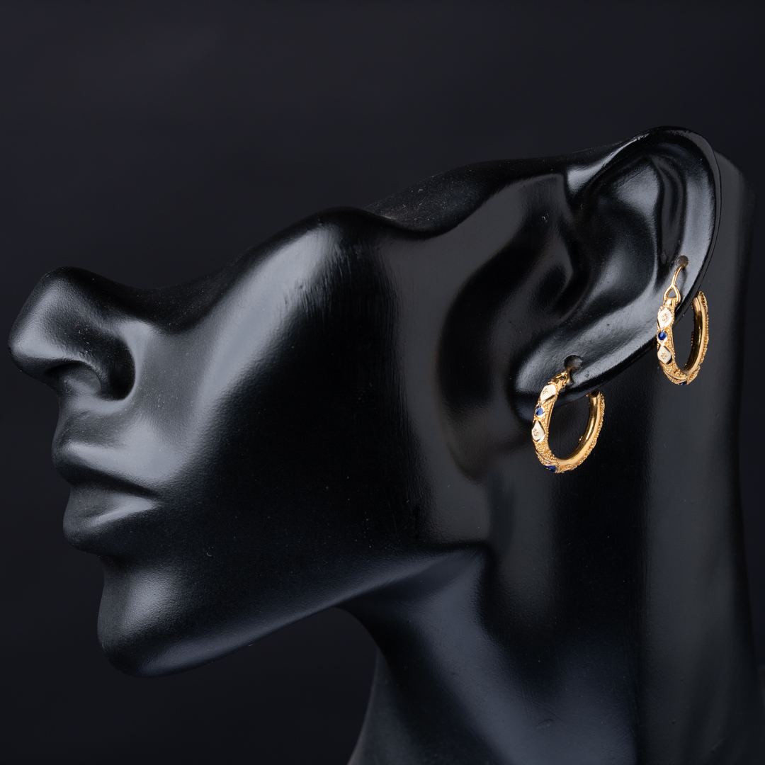  21K Gold Earrings 