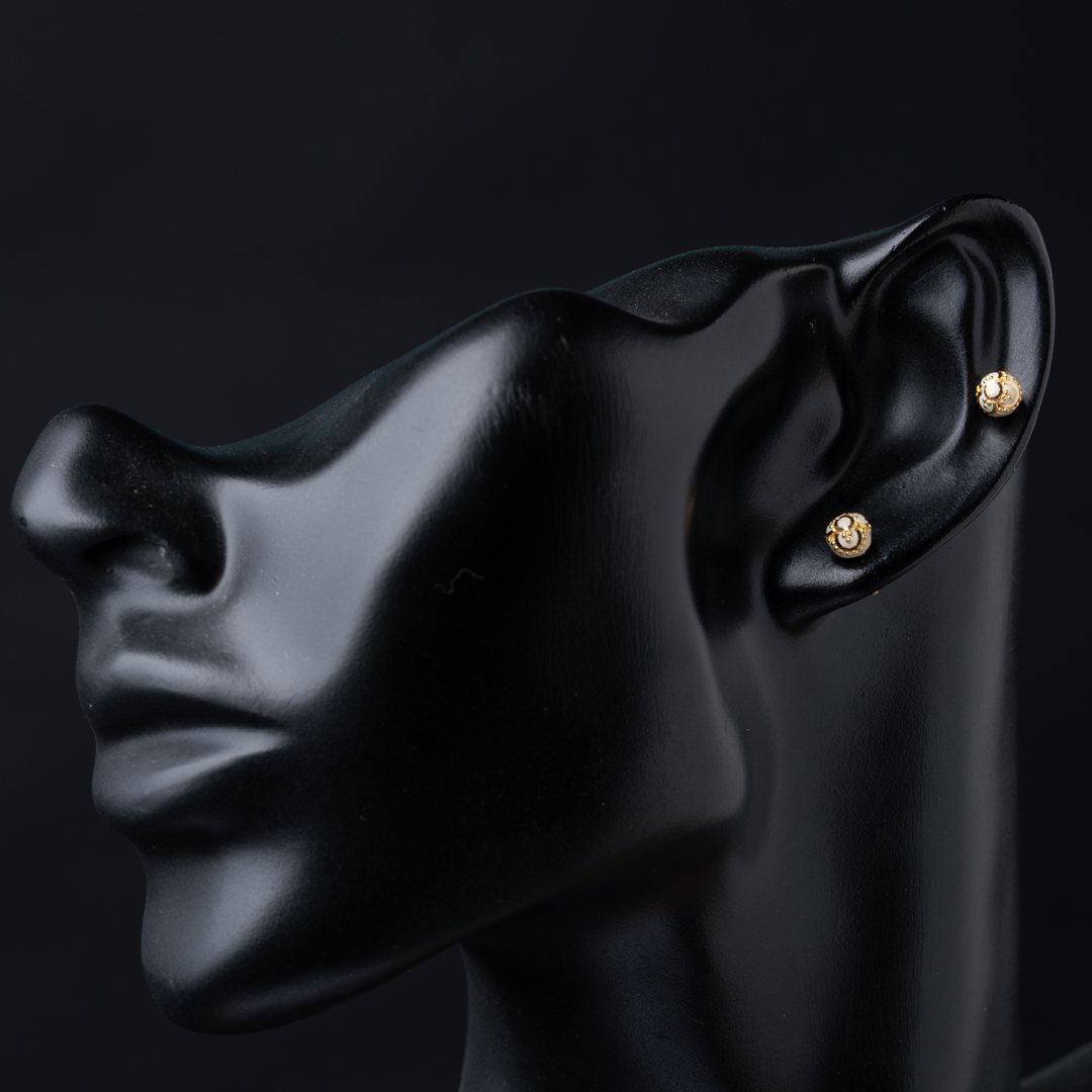  21K Gold Earrings 