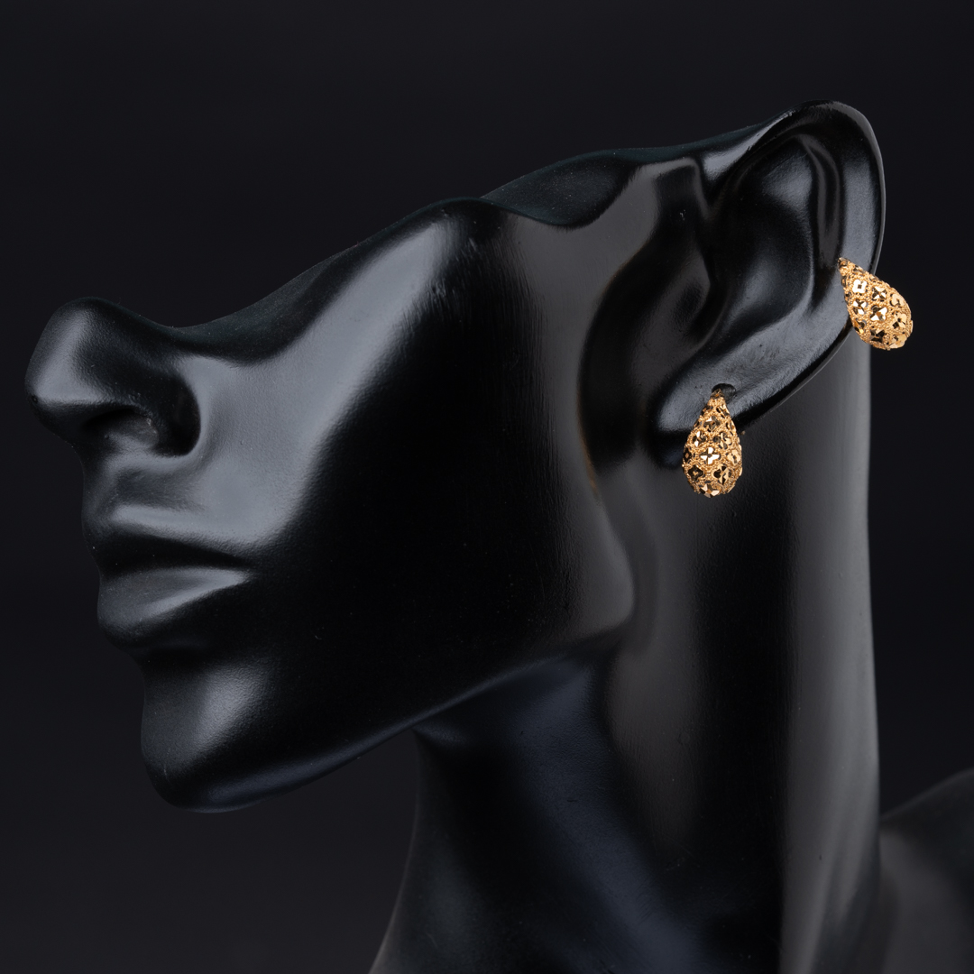  21K Gold Earrings 