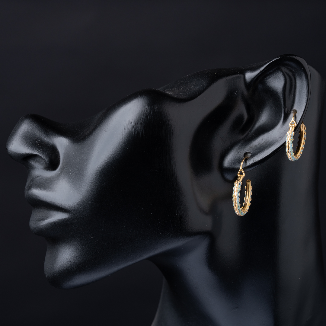  21K Gold Earrings 