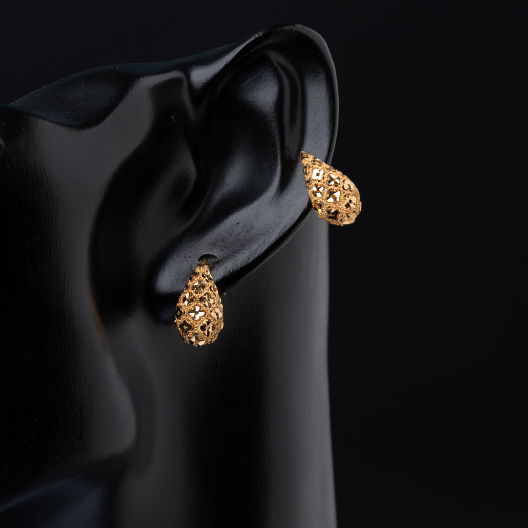  21K Gold Earrings 