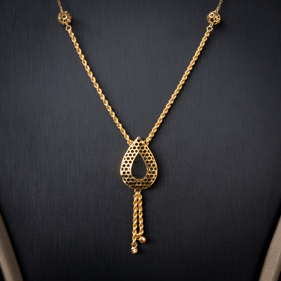  عقد ذهب عيار 21 