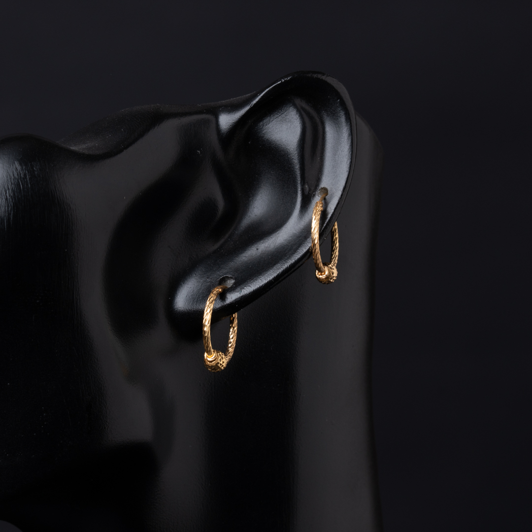 21K Gold Earrings 