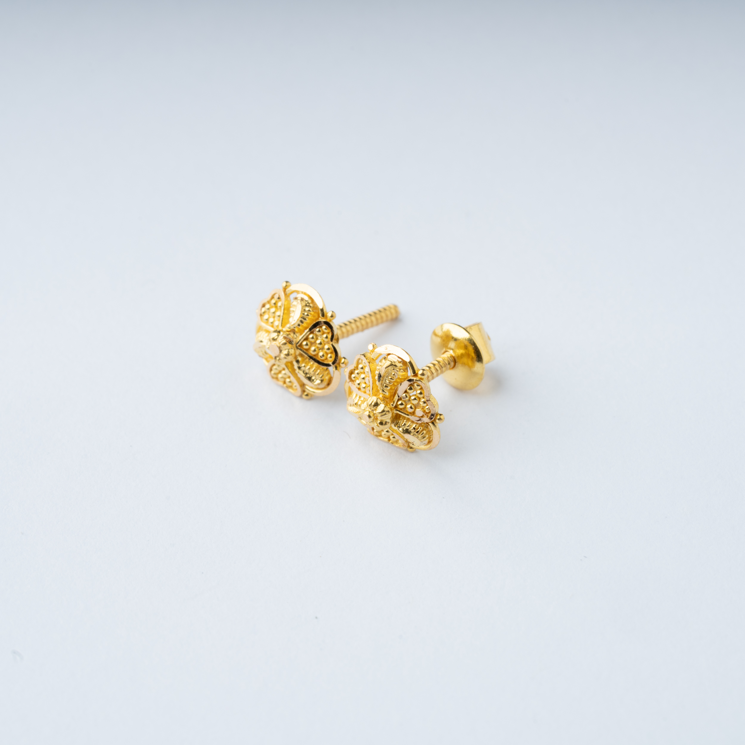  21K Gold Earrings 