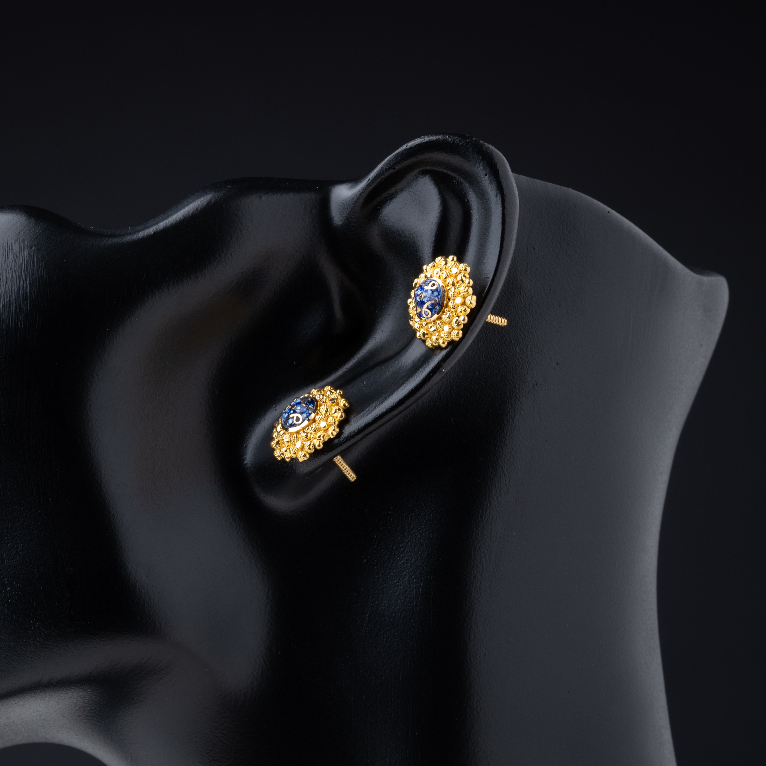 21K Gold Earrings 