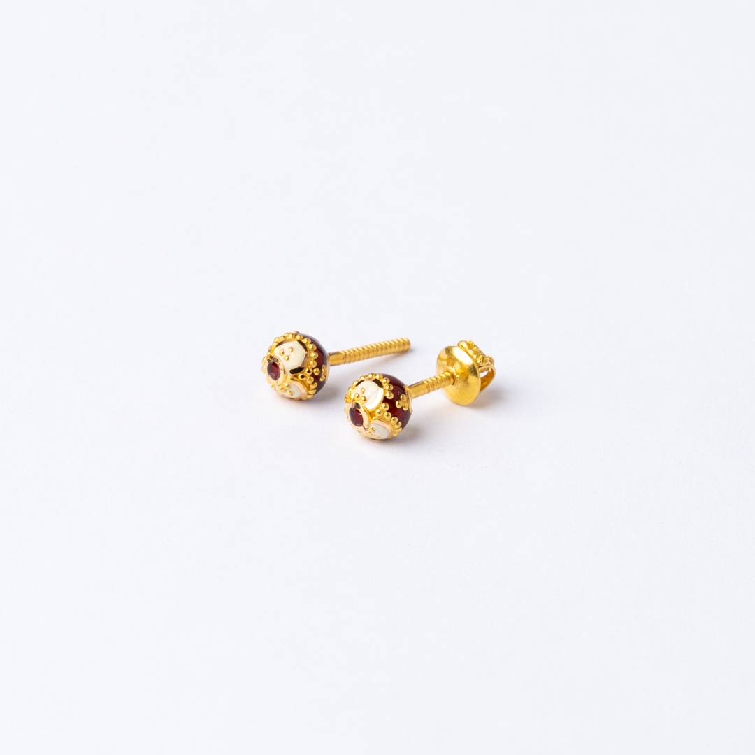 21K Gold Earrings 