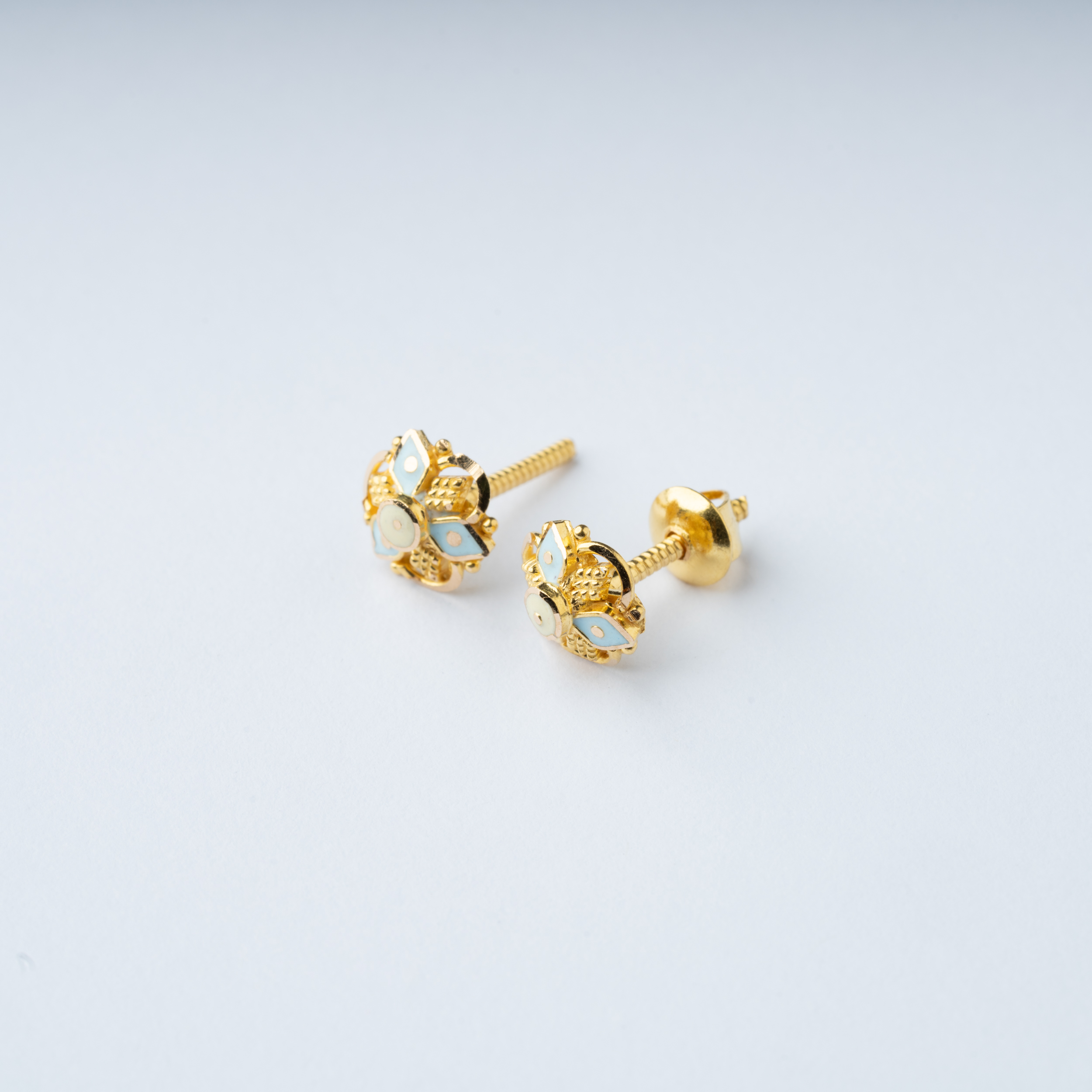  21K Gold Earrings 