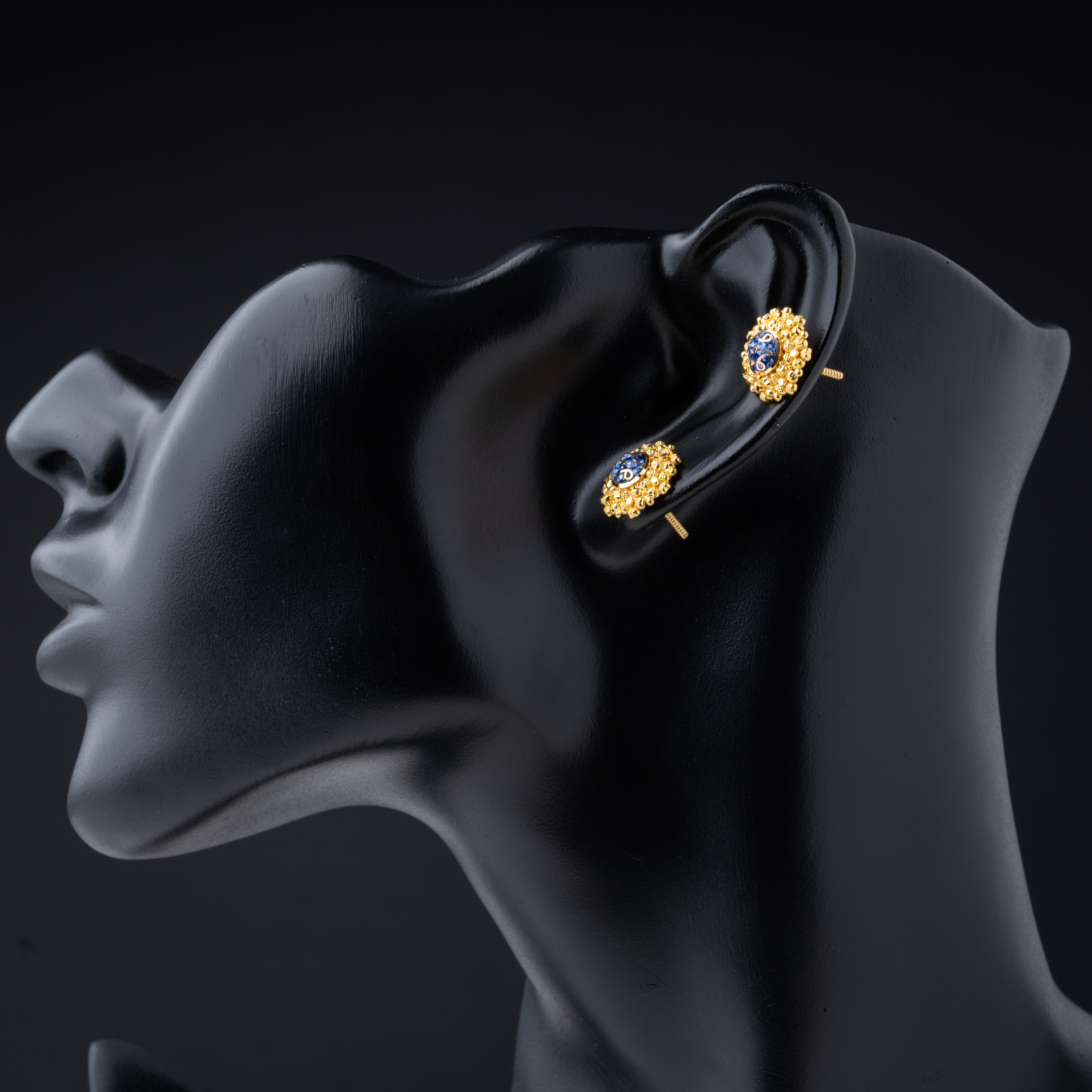  21K Gold Earrings 