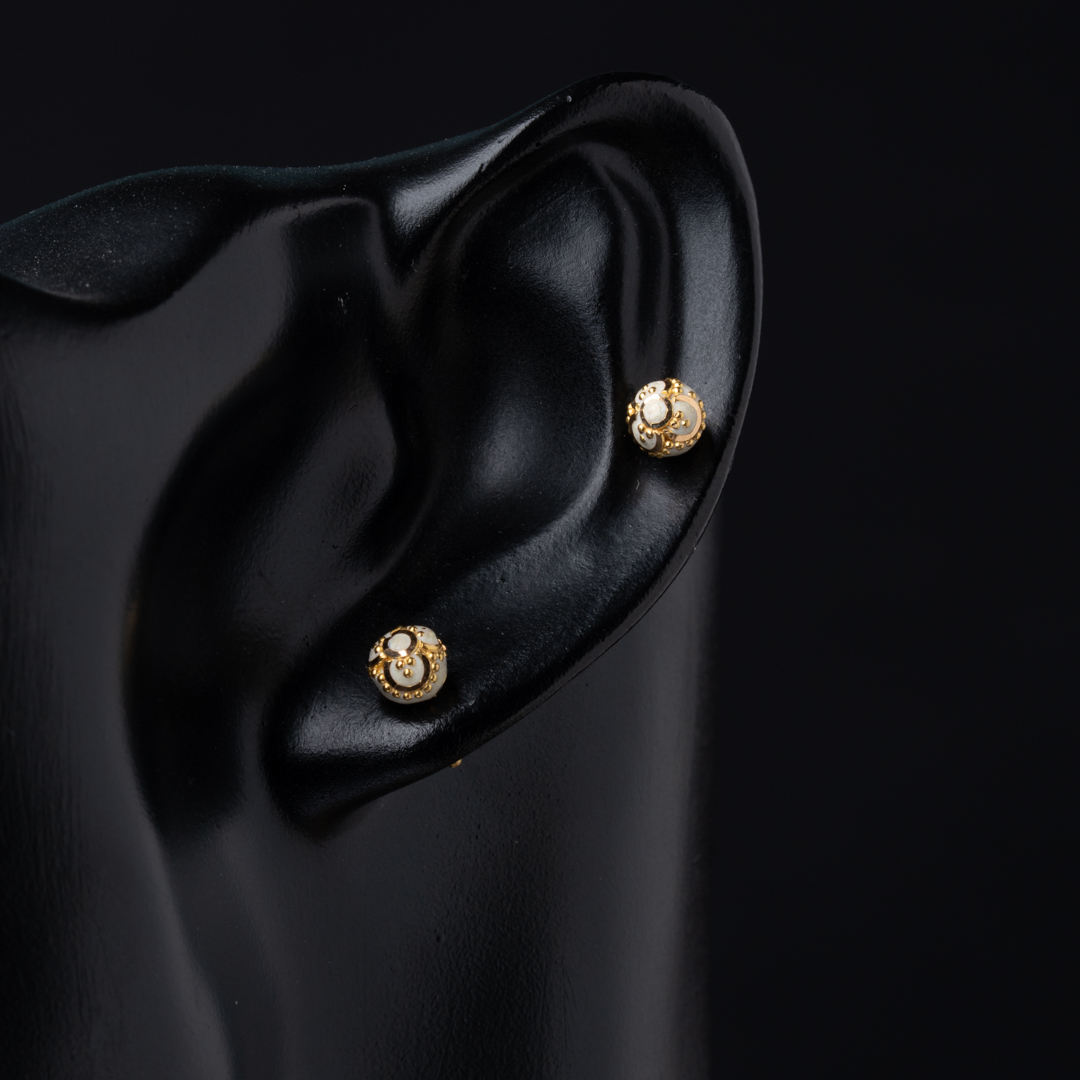  21K Gold Earrings 