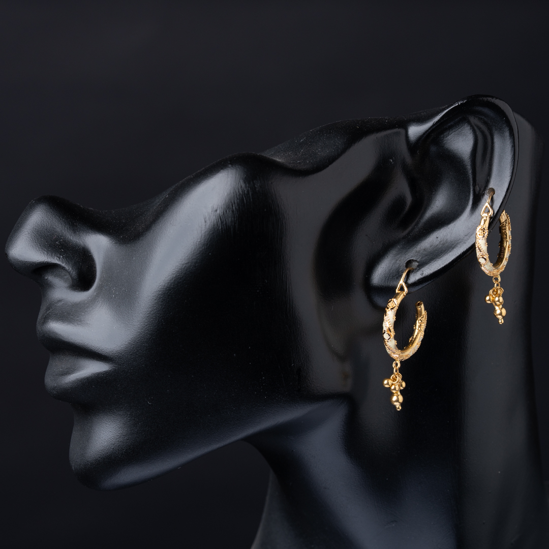  21K Gold Earrings 
