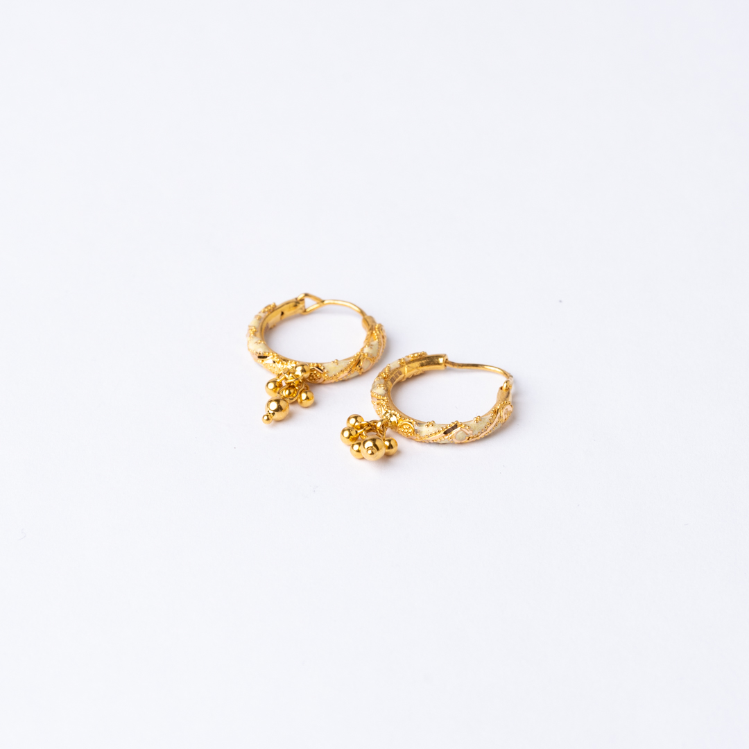  21K Gold Earrings 