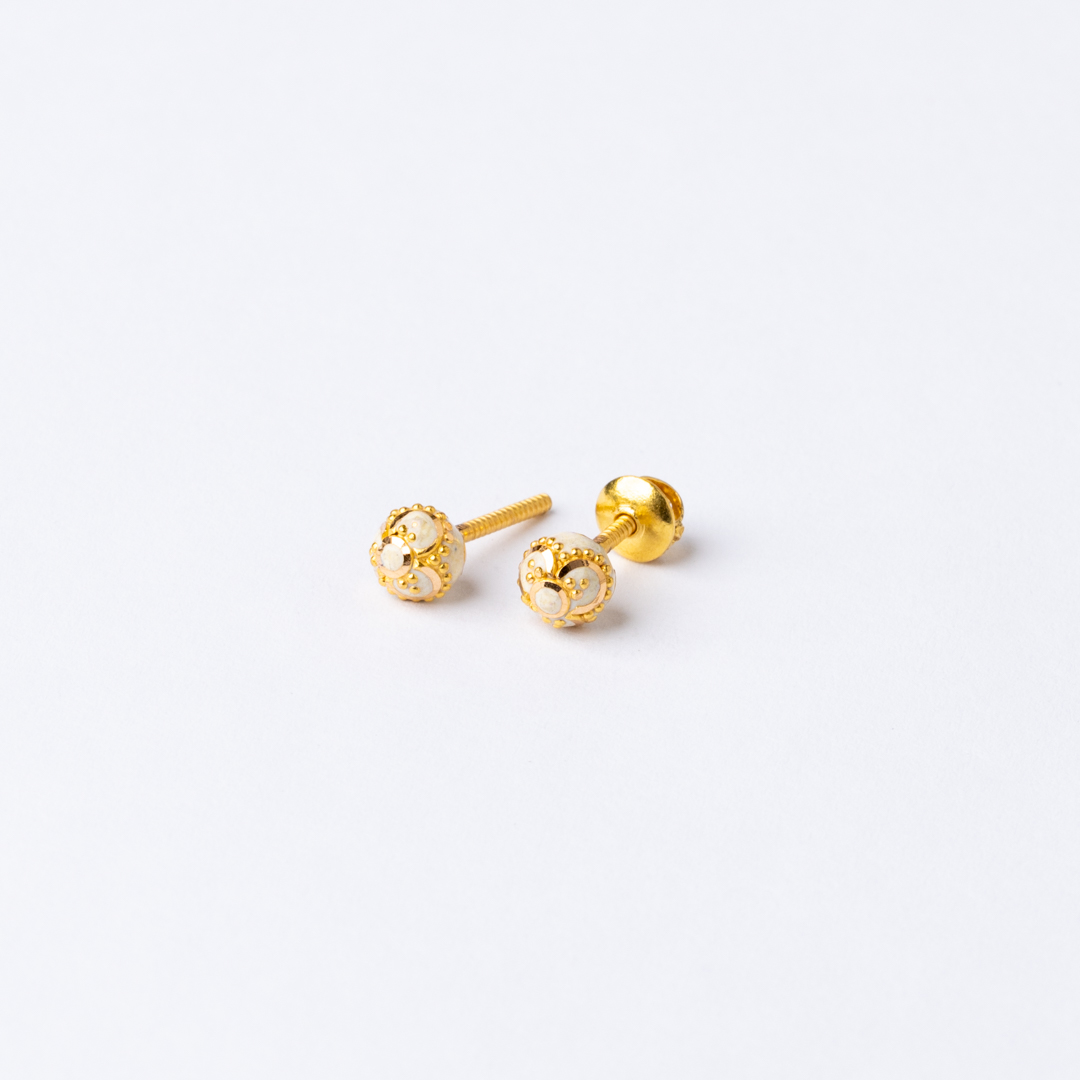  21K Gold Earrings 