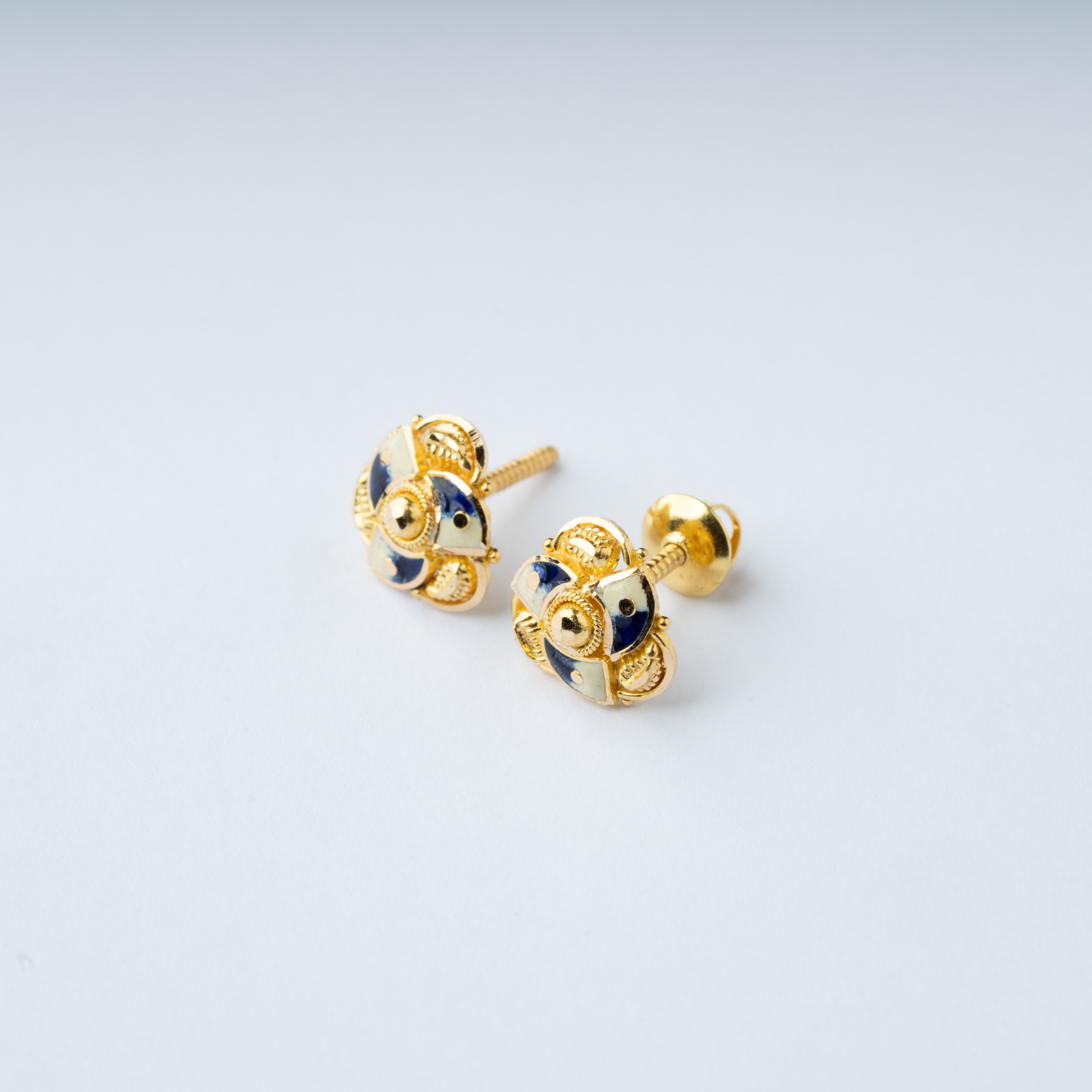  21K Gold Earrings 