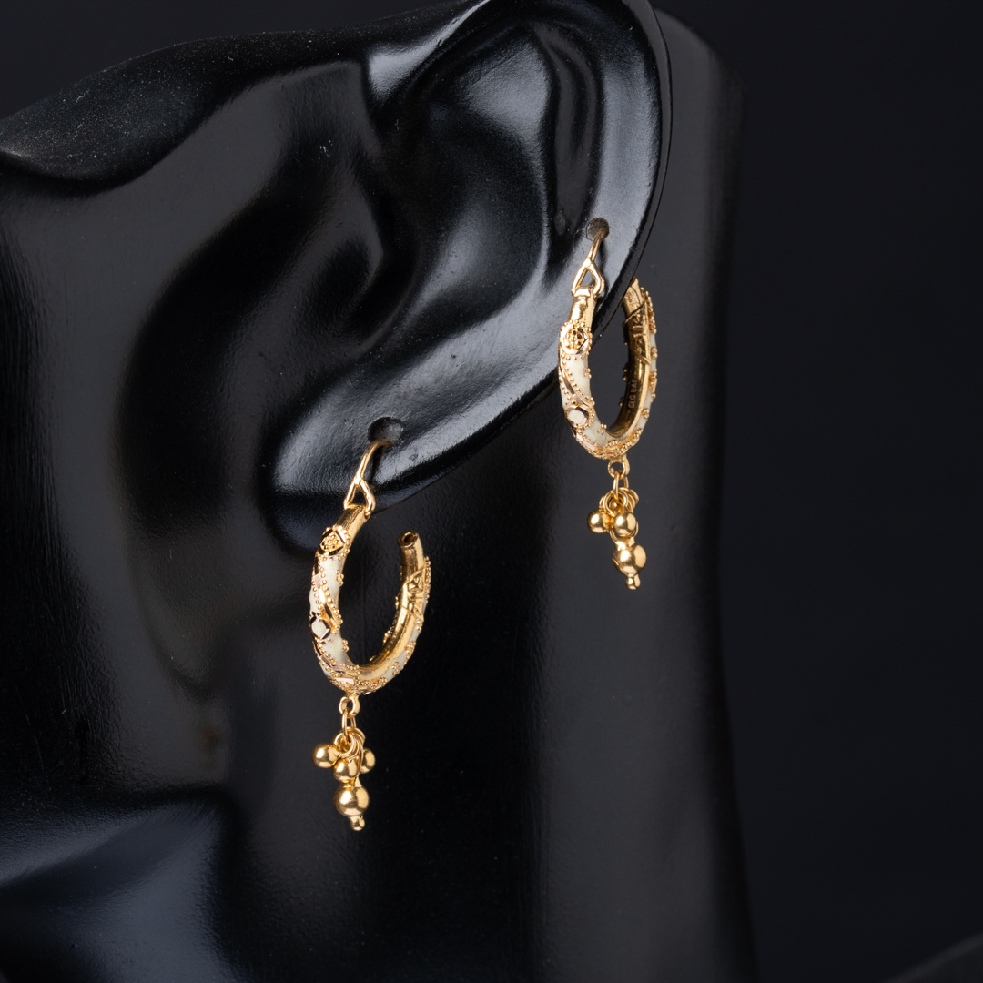  21K Gold Earrings 